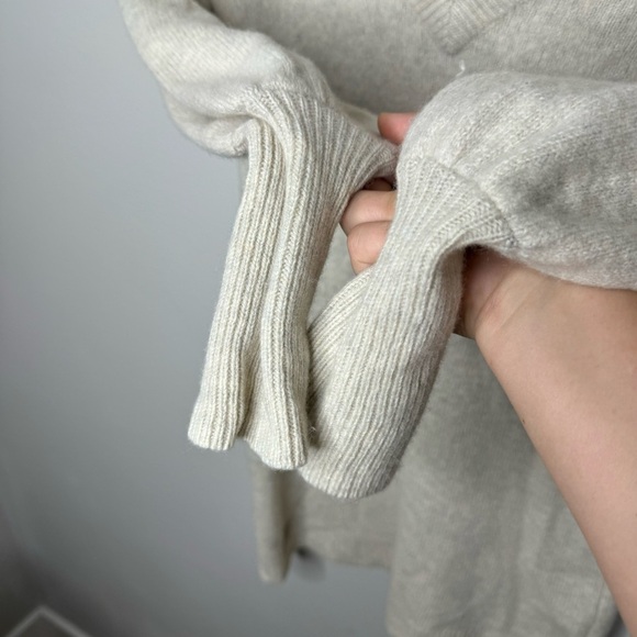 Madewell Bubble-Sleeve Sweater-Dress Merino Wool Blend Long Sleeve - Picture 8 of 12